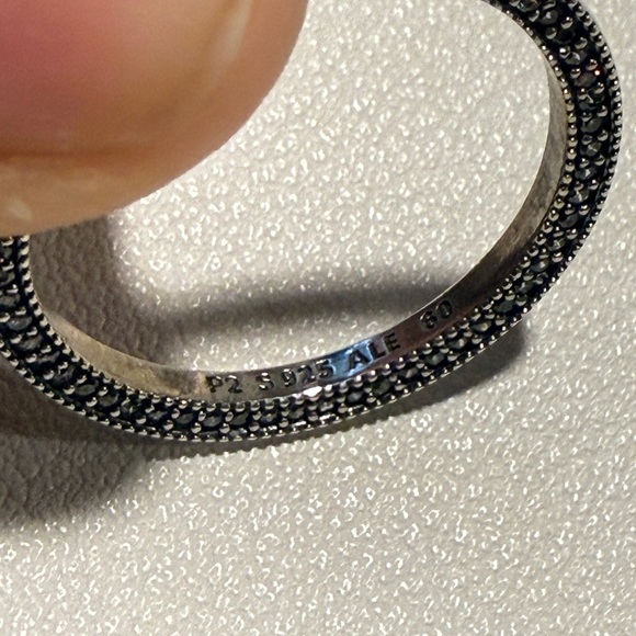 NEW Authentic Pandora Signature Hearts of Pandora Ring Sterling Size 9 - Picture 5 of 7